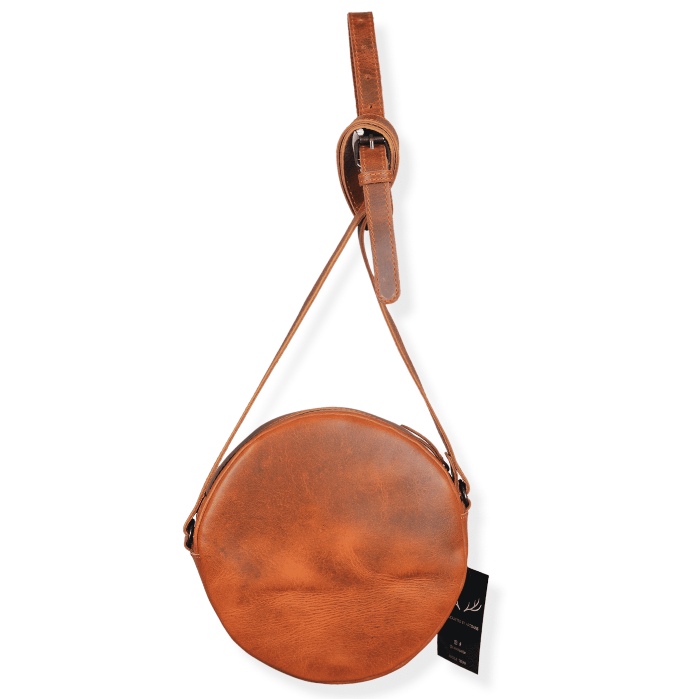 Saddle Canteen Crossbody Bag Round Crossbody Aspen Purse