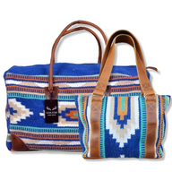 Bundle Deal- Dakota Wool Southwestern Boho Aztec Large Weekender Duffel Bag +Dakota Handwoven Wool Tote Purse Luggage & BagsRanch Junkie