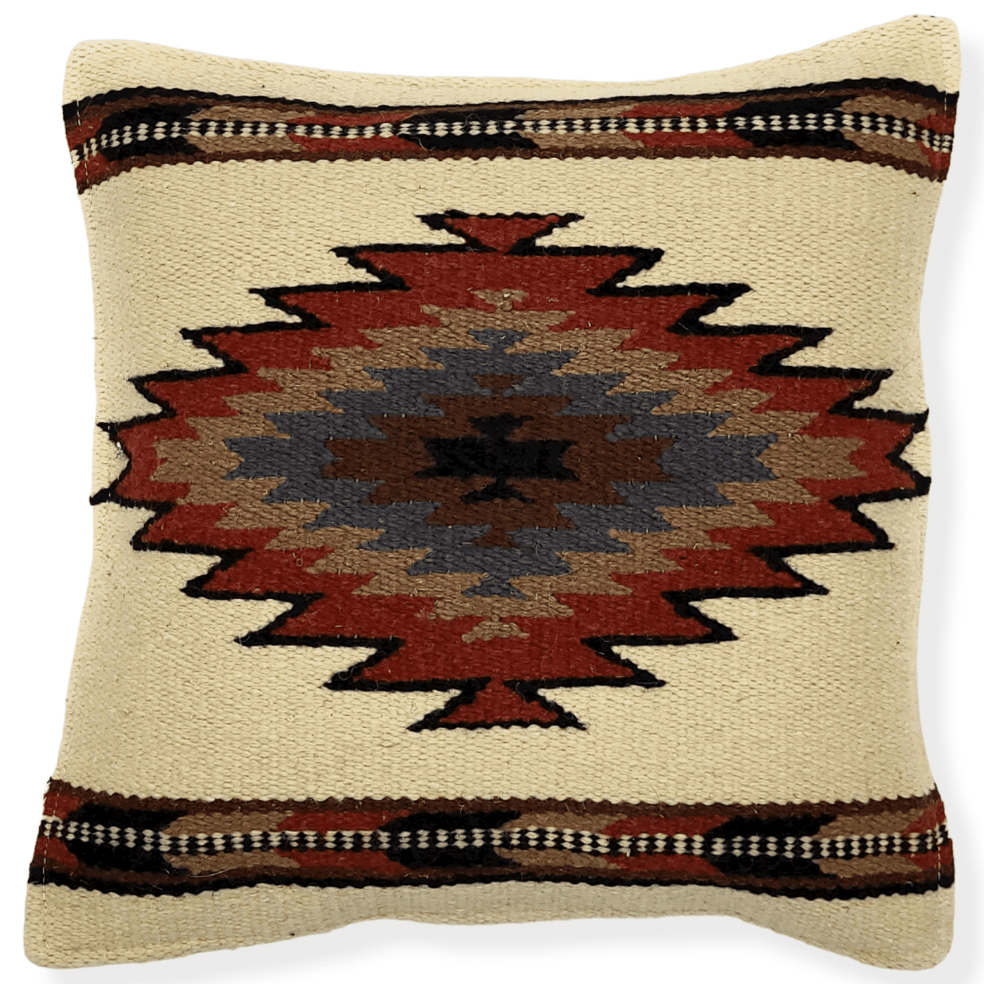 Southwestern Wool Pillow Covers- The Pueblo 20 Assorted Colors- 18 X 18 Throw Pillow - Ranch Junkie Mercantile LLC 