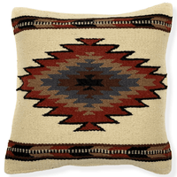 Southwestern Wool Pillow Covers- The Pueblo 20 Assorted Colors- 18 X 18 Throw Pillow - Ranch Junkie Mercantile LLC