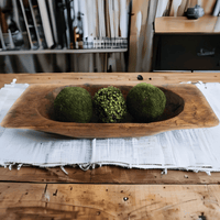 24"-26" Long Grand Canyon Large Decorative Dough Bowl, Table Center Piece, Decorative Bowl - Ranch Junkie Mercantile LLC 