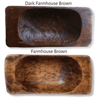 24"-26" Long Grand Canyon Large Decorative Dough Bowl, Table Center Piece, Decorative Bowl dough bowl decorative wood bowlRanch Junkie