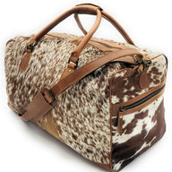 Mega Bundle Deal -The Highlands Large Genuine Cowhide Weekender Duffel Saddle+ Saddle Crossbody +Wristlet Clutch Saddle Luggage & BagsRanch Junkie