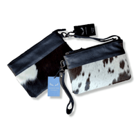 The Highlands Genuine Cowhide Wristlet Clutch Bag - Ranch Junkie Mercantile LLC