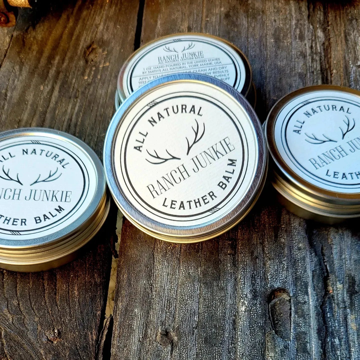 Leather Balm Conditioner -1 oz. tin - Ranch Junkie Mercantile LLC