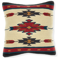 Southwestern Handwoven Wool Pillow Covers- The Pueblo 20 Assorted Colors- 18 X 18 Throw Pillow - Ranch Junkie Mercantile LLC