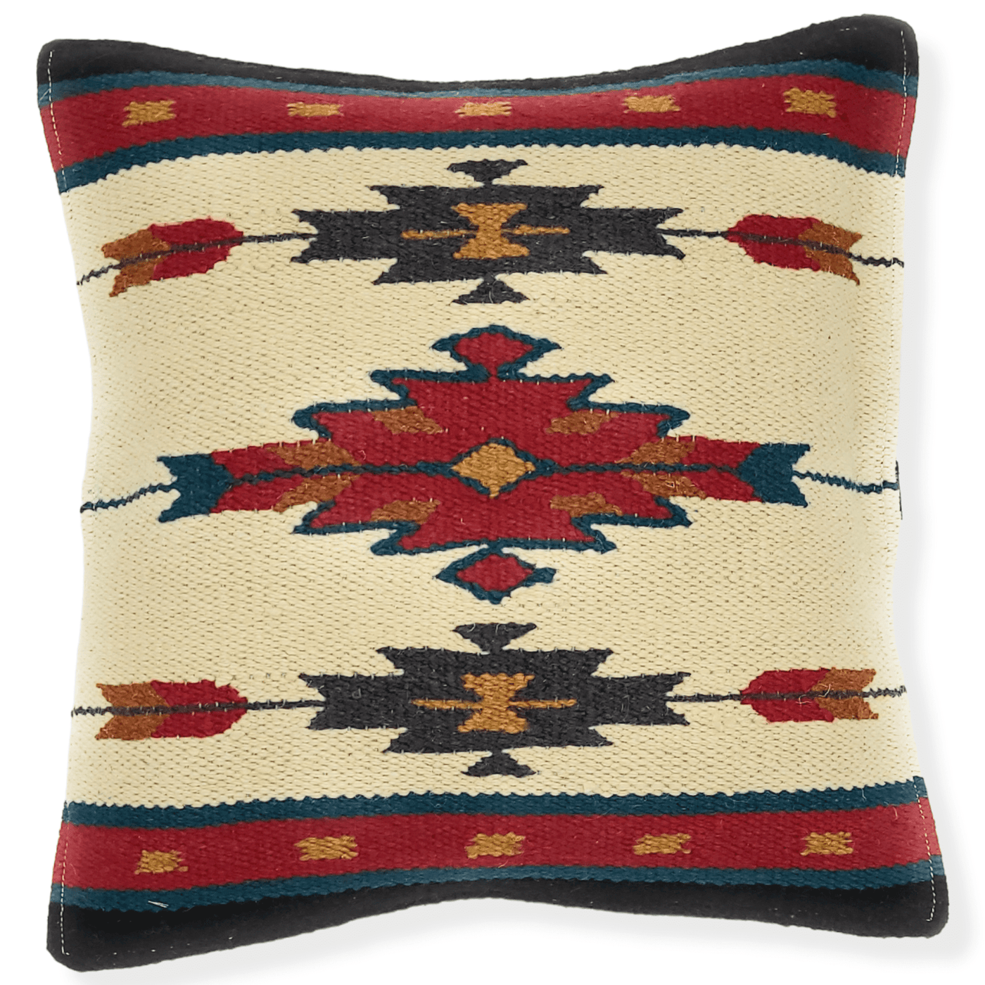 Southwestern Wool Pillow Covers- The Pueblo 20 Assorted Colors- 18 X 18 Throw Pillow - Ranch Junkie Mercantile LLC 