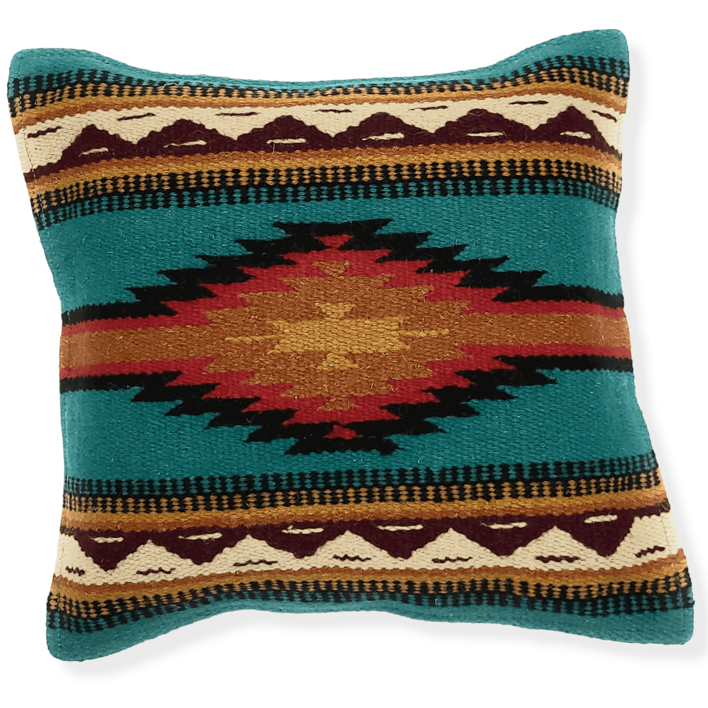 Southwestern Wool Pillow Covers- The Pueblo 20 Assorted Colors- 18 X 18 Throw Pillow - Ranch Junkie Mercantile LLC 