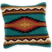 Southwestern Handwoven Wool Pillow Covers- The Pueblo 20 Assorted Colors- 18 X 18 Throw Pillow - Ranch Junkie Mercantile LLC