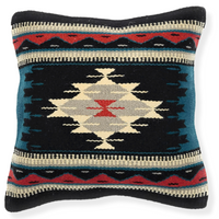 Southwestern Wool Pillow Covers- The Pueblo 20 Assorted Colors- 18 X 18 Throw Pillow - Ranch Junkie Mercantile LLC 