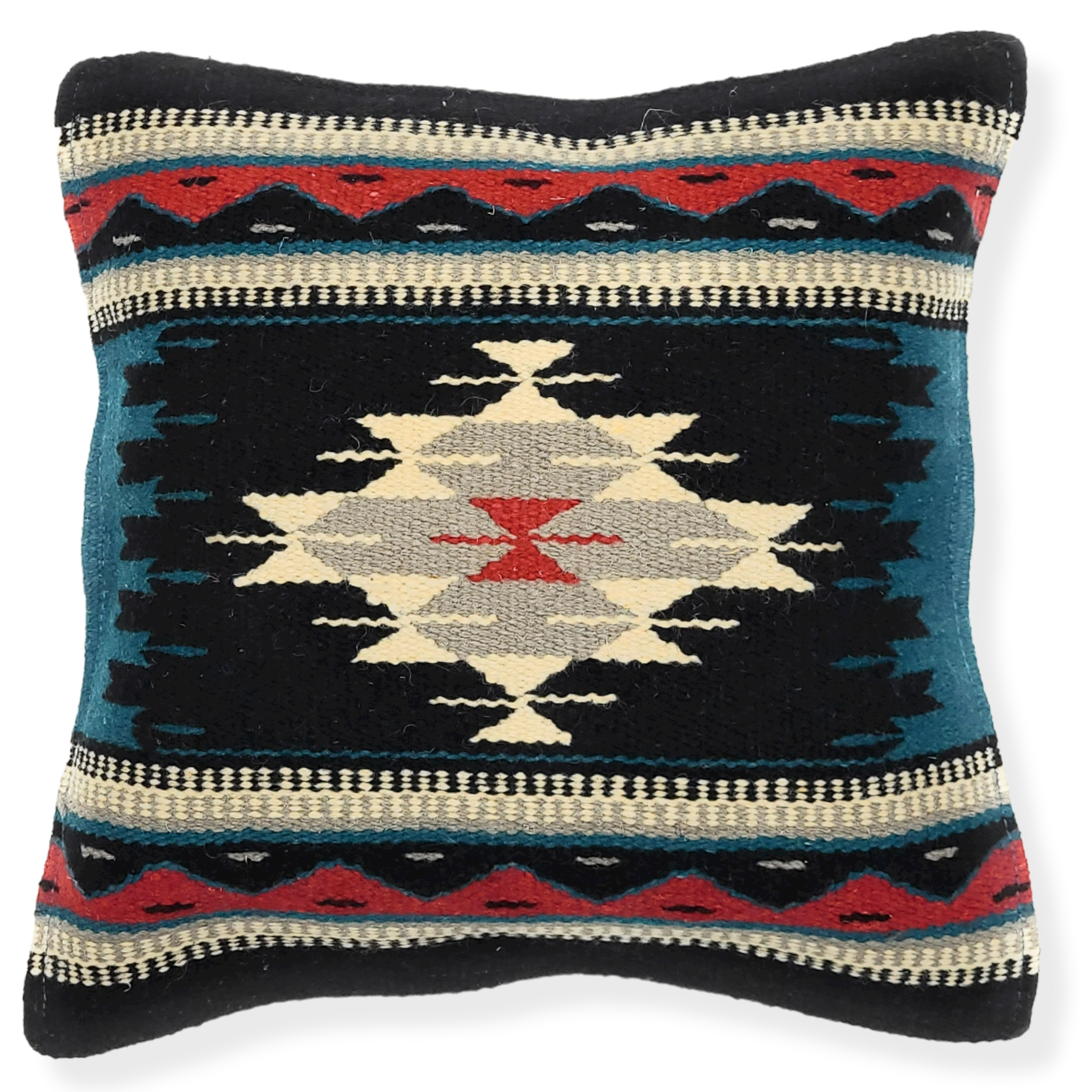 Southwestern Wool Pillow Covers- The Pueblo 20 Assorted Colors- 18 X 18 Throw Pillow - Ranch Junkie Mercantile LLC 