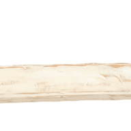 38"- 40" The Rio Grande Rustic White Extra  Long Skinny Wood Baguette Dough Bowl Rustic White Long Wood Decorative Bowl - Ranch Junkie Mercantile LLC