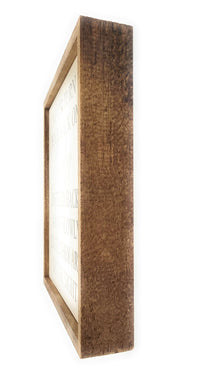 6x6 Text Me If You Run Out Of TP Funny Bathroom Wood Sign - Ranch Junkie Mercantile LLC 