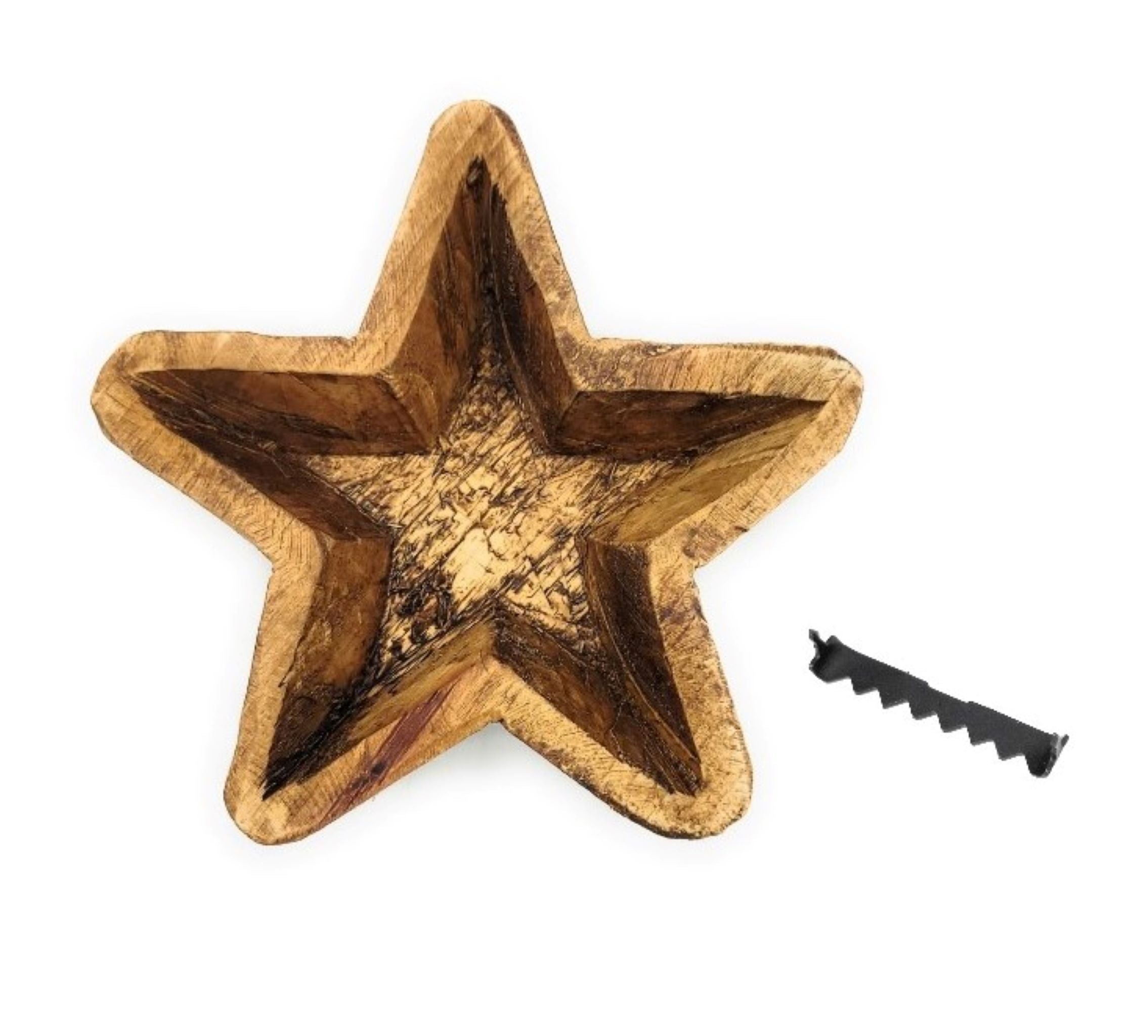 Wood Star Dough Bowl - Wood Star Bowl - Ranch Junkie Mercantile LLC 