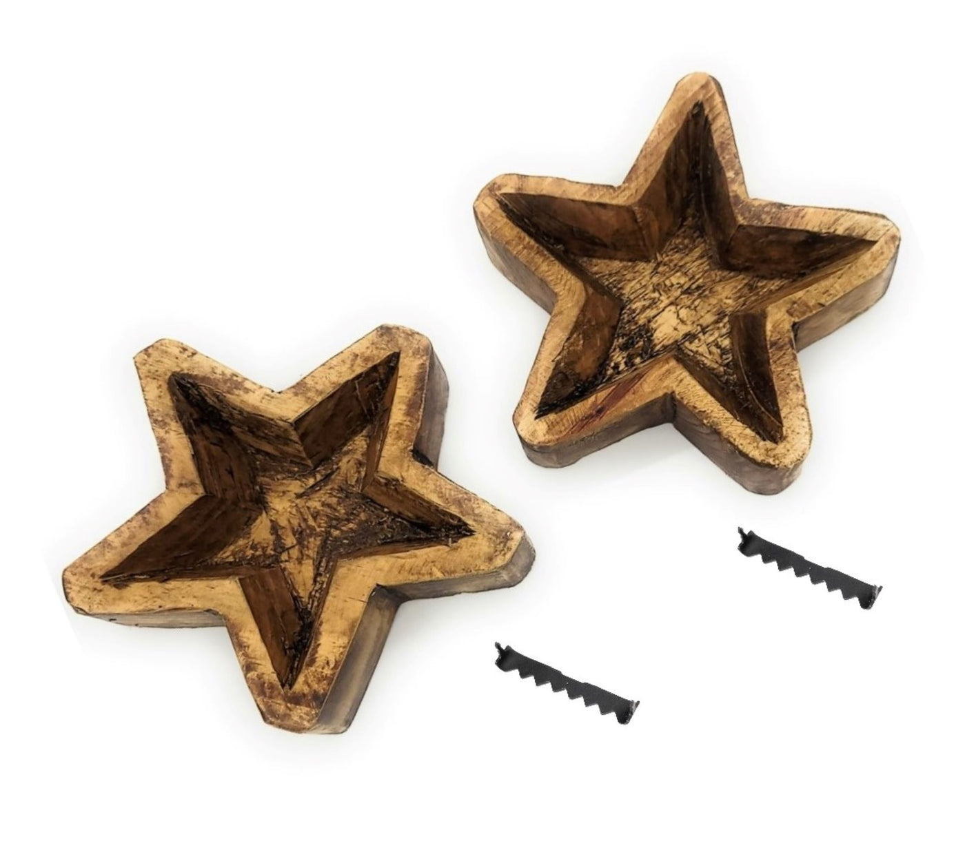 Mini Wood Star Dough Bowl - Wood Star Bowl - Ranch Junkie Mercantile LLC