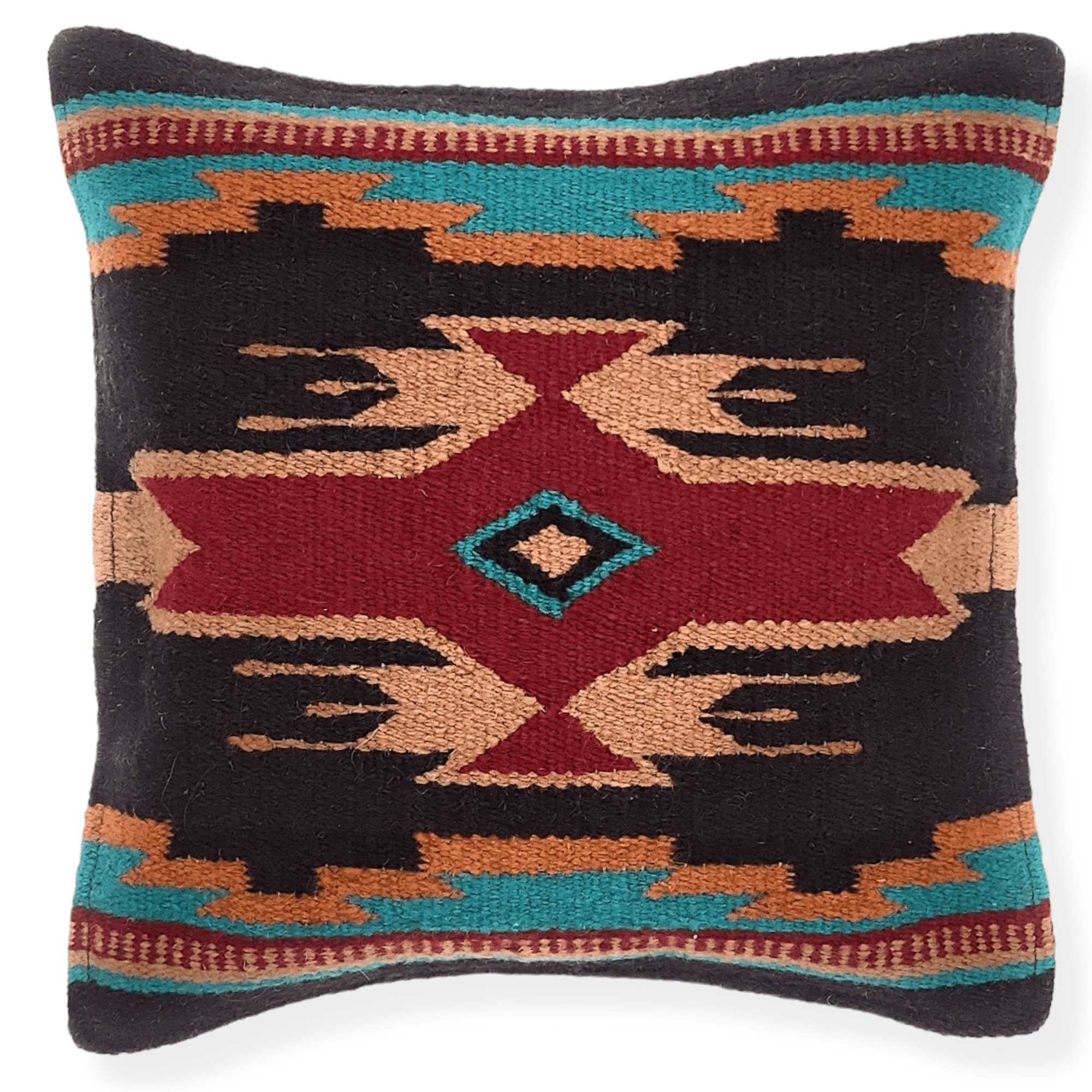 Southwestern Handwoven Wool Pillow Covers- The Pueblo 20 Assorted Colors- 18 X 18 Throw Pillow pillow coversRanch Junkie