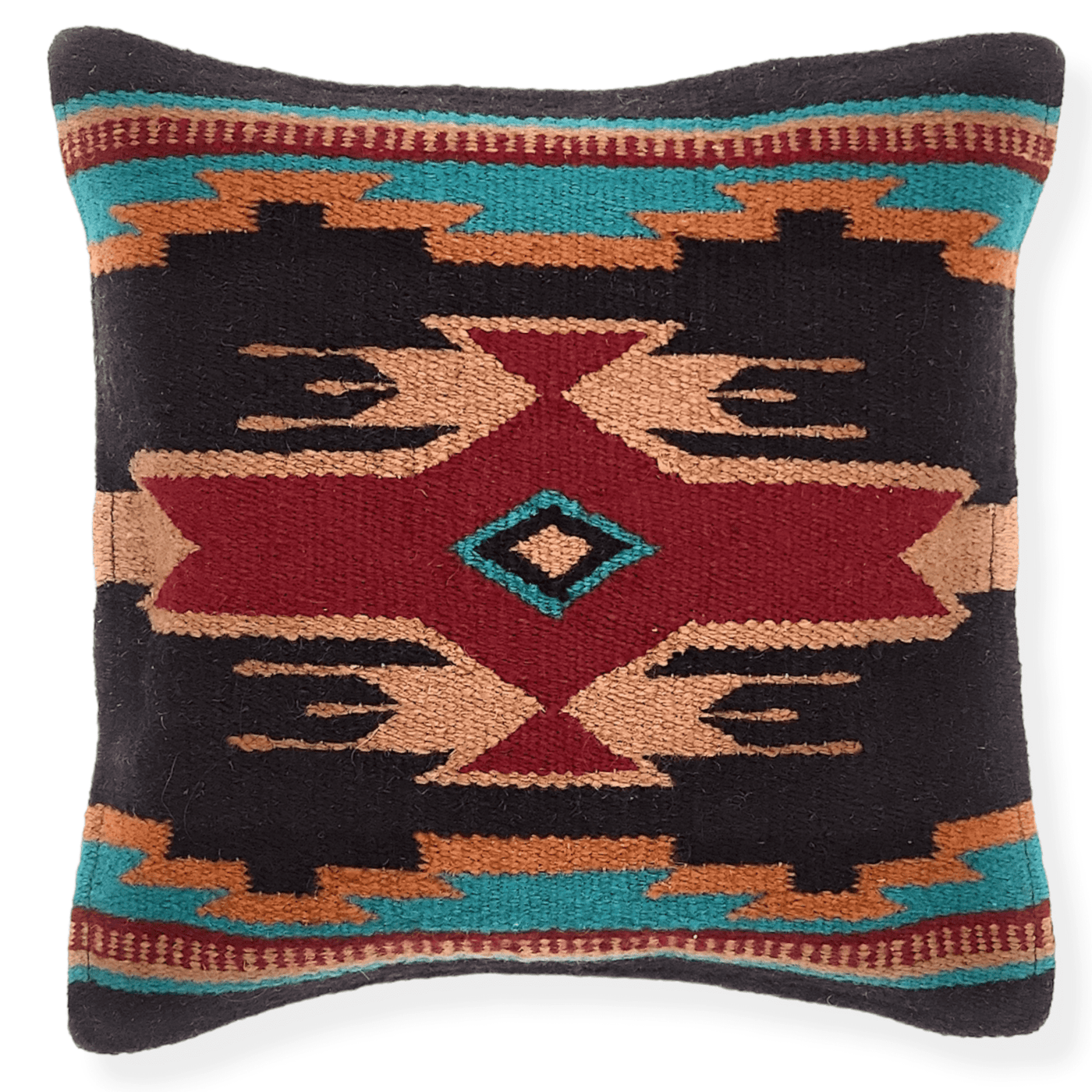 Southwestern Wool Pillow Covers- The Pueblo 20 Assorted Colors- 18 X 18 Throw Pillow - Ranch Junkie Mercantile LLC 