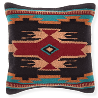 Southwestern Wool Pillow Covers- The Pueblo 20 Assorted Colors- 18 X 18 Throw Pillow - Ranch Junkie Mercantile LLC 