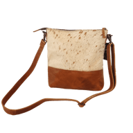 Bundle Deal -The Highlands Large Genuine Cowhide Weekender Duffel Saddle+ Crossbody Saddle Luggage & BagsRanch Junkie