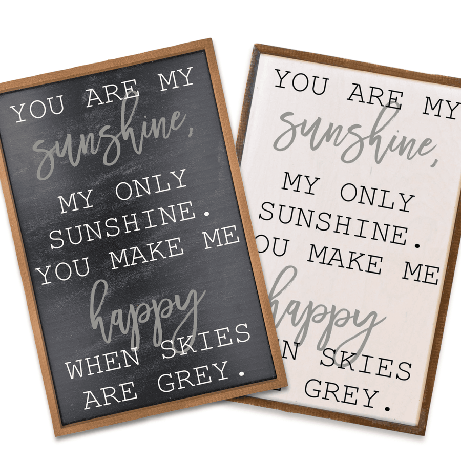 12x18 You Are My Sunshine Wood Sign - Two Colors Decorative PlaquesRanch Junkie