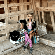 Aspen Southwestern Handwoven Wool Leather Boho Tote Western Handbag - Ranch Junkie Mercantile LLC