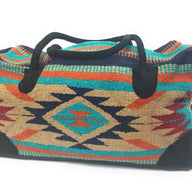 Bundle Deal-Cheyenne Southwestern Weekender Bag + Copper Natural Turquoise Stack Earrings Bundle - Ranch Junkie Mercantile LLC