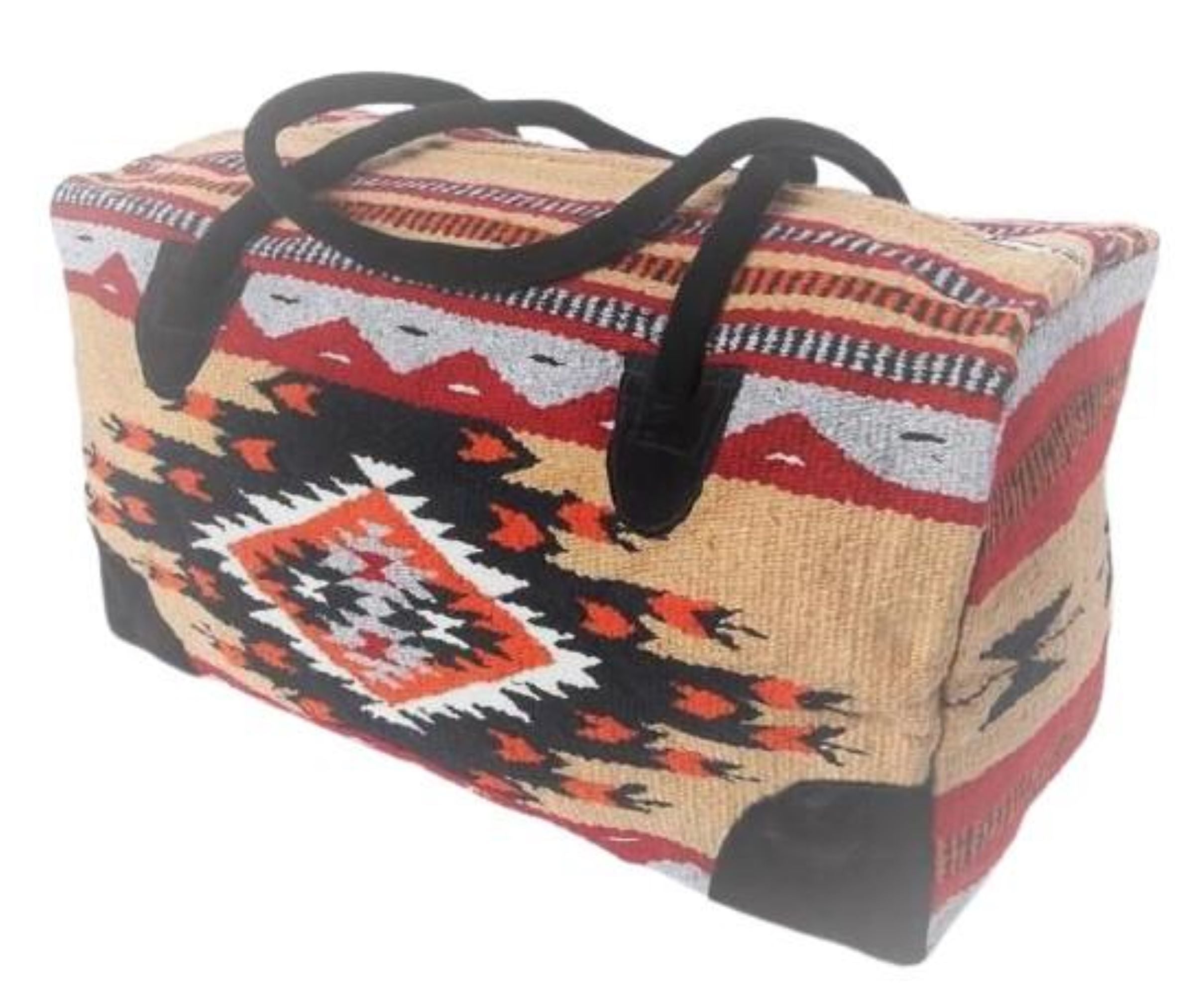 Bundle Deal- Del Rio Southwestern Weekender Bag + Compass | Wood Earrings Bundle - Ranch Junkie Mercantile LLC