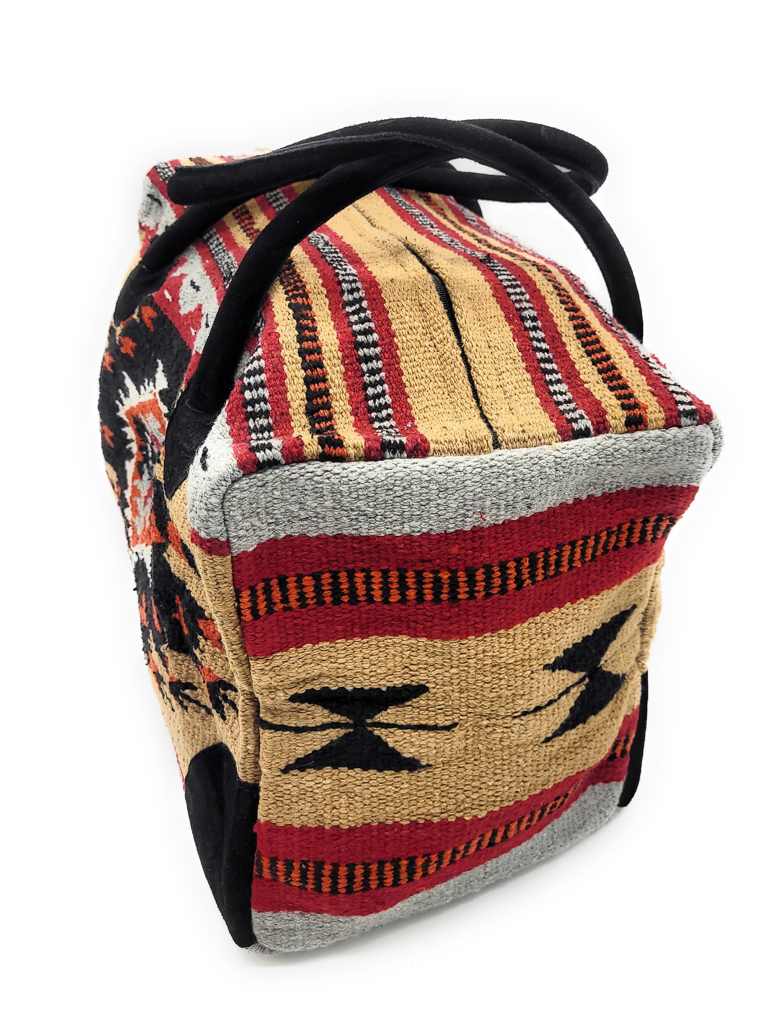 Bundle Deal- Del Rio Southwestern Weekender Bag + Compass | Wood Earrings Bundle - Ranch Junkie Mercantile LLC