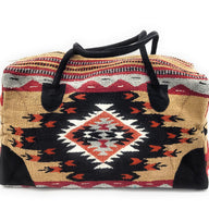 Bundle Deal- Del Rio Southwestern Weekender Bag + Compass | Wood Earrings Bundle - Ranch Junkie Mercantile LLC