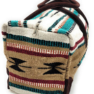 Bundle Deal- Diego Southwestern Weekender Bag + Copper Hoop Turquoise Earrings Bundle - Ranch Junkie Mercantile LLC