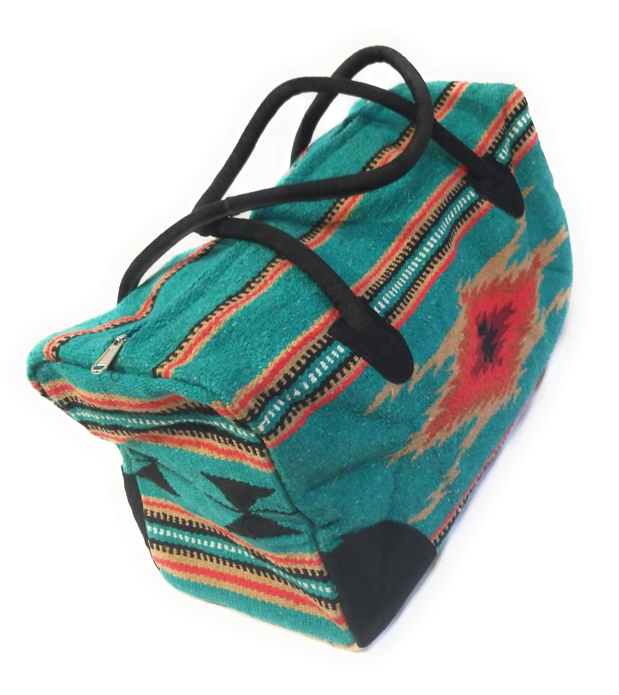 Bundle Deal-The Campos Go West  Weekender Bag +  Turquoise Stacked Earrings - Ranch Junkie Mercantile LLC