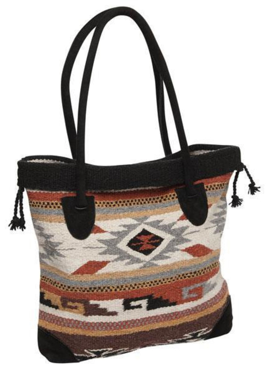 Southwestern Large Boho Tote- The Rosa Go West Tote Purse - Ranch Junkie Mercantile LLC