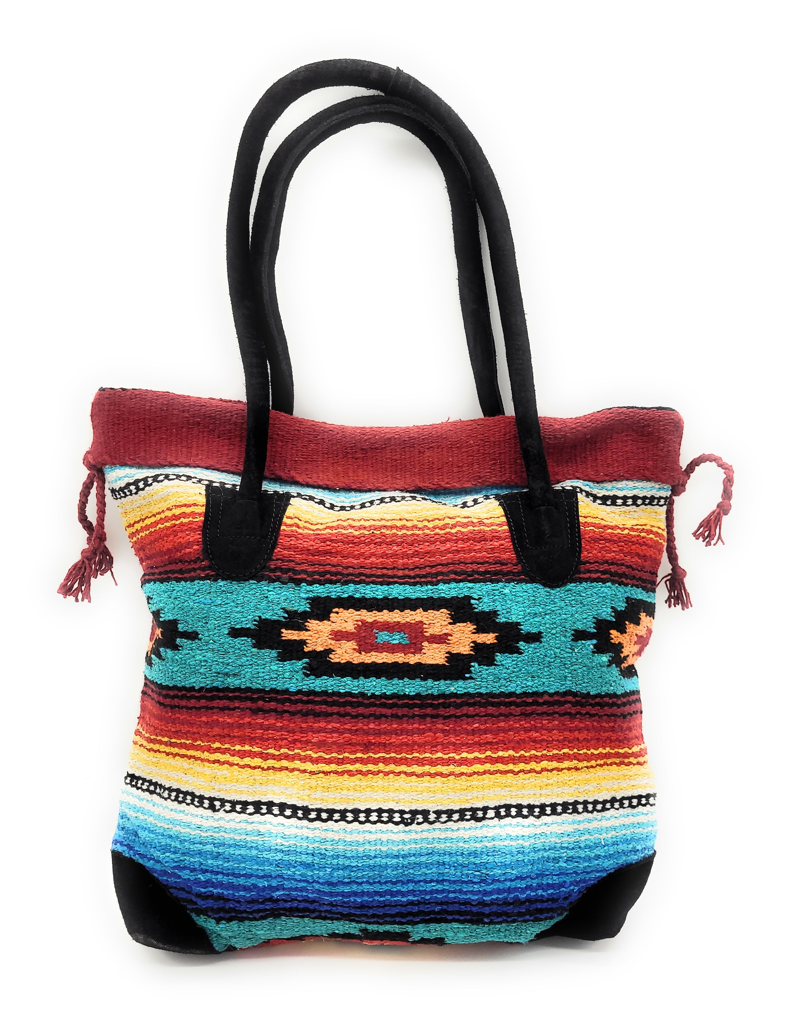 Southwestern Large Boho Tote Purse Vibrant Southwest Design