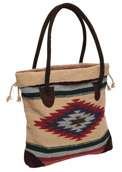 Southwestern Large Boho Tote- The Alpine Go West Tote Purse - Ranch Junkie Mercantile LLC 