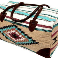 Southwestern Large Weekender Travel Bag Duffle Bag Boho Travel Bag- The Diego Go West Weekender - Ranch Junkie Mercantile LLC