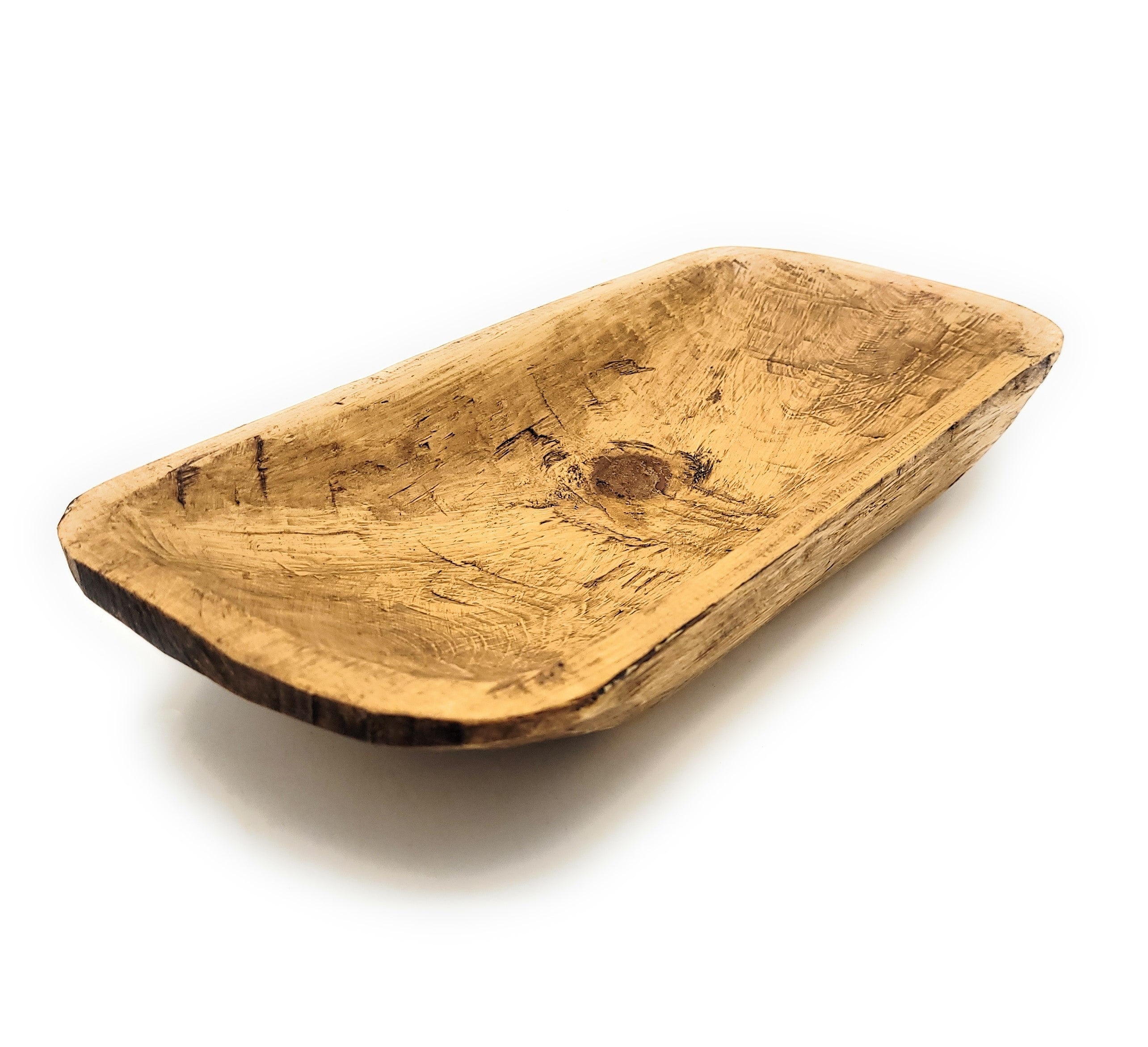 10.5"-12.5" Long Small Barren Wood Bowl - Ranch Junkie Mercantile LLC