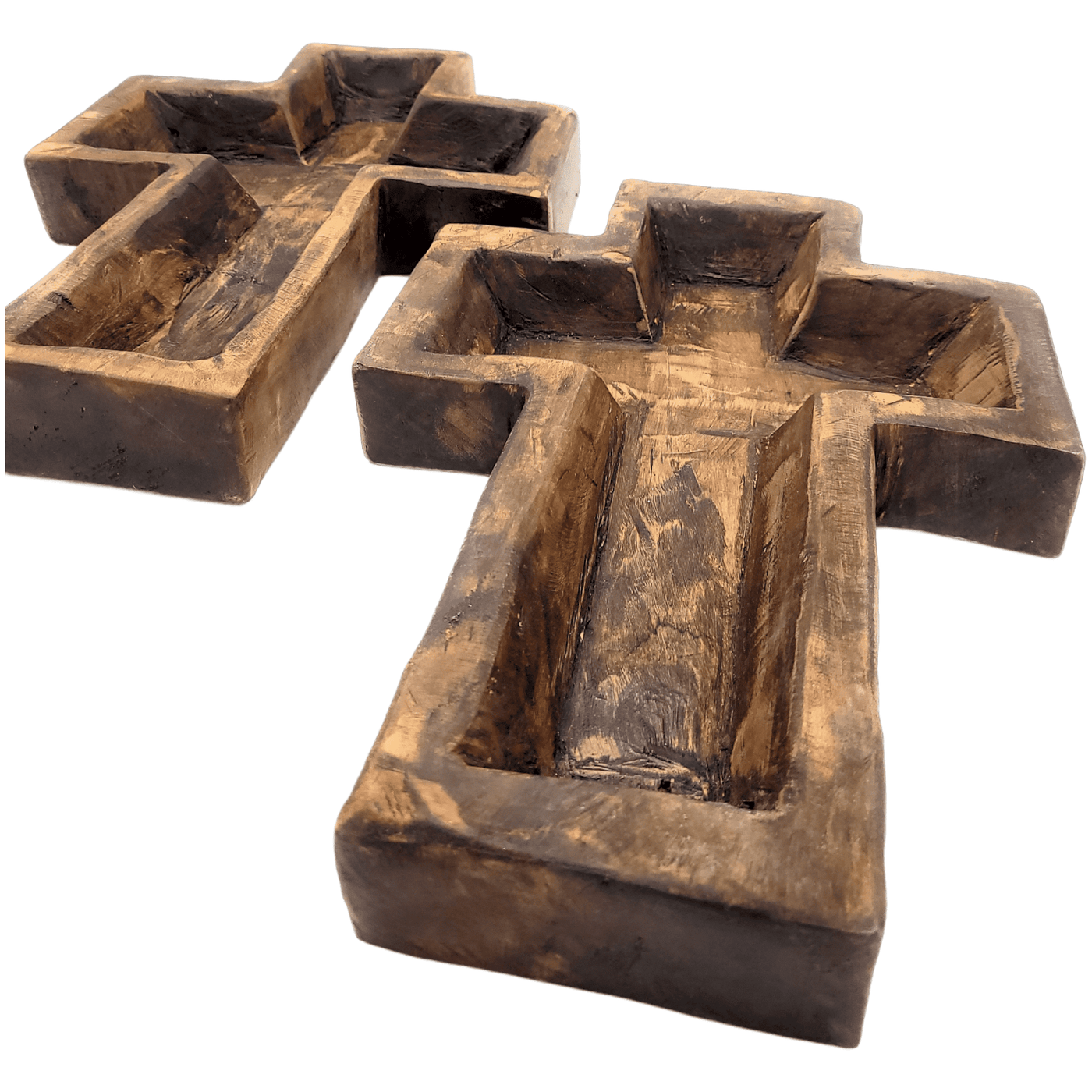 Large Wood Cross Dough Bowl Or Wall Hanging - Ranch Junkie Mercantile LLC