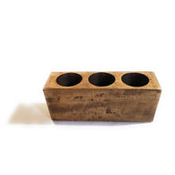 Rustic Farmhouse Candle Holders, Authentic Sugar Mold Candle Holder, Planter,Organizer, Various Sizes- 1, 2, 3, 5, 6,12 Holes, Candle Holder - Ranch Junkie Mercantile LLC