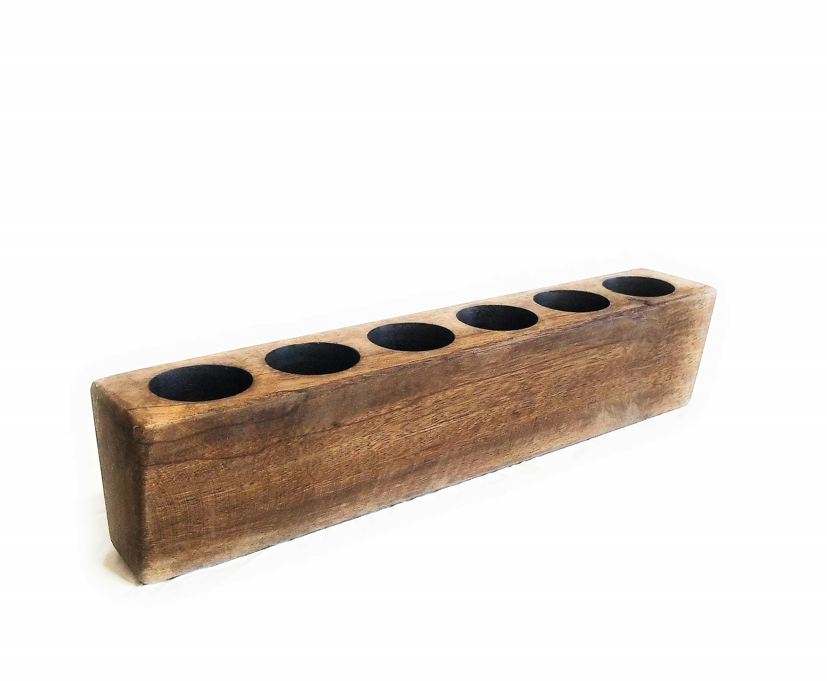 Rustic Farmhouse Candle Holders, Authentic Sugar Mold Candle Holder, Planter,Organizer, Various Sizes- 1, 2, 3, 5, 6,12 Holes, Candle Holder - Ranch Junkie Mercantile LLC