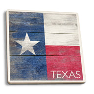 Rustic Texas State Flag Ceramic Coaster Set of 4 - Ranch Junkie Mercantile LLC