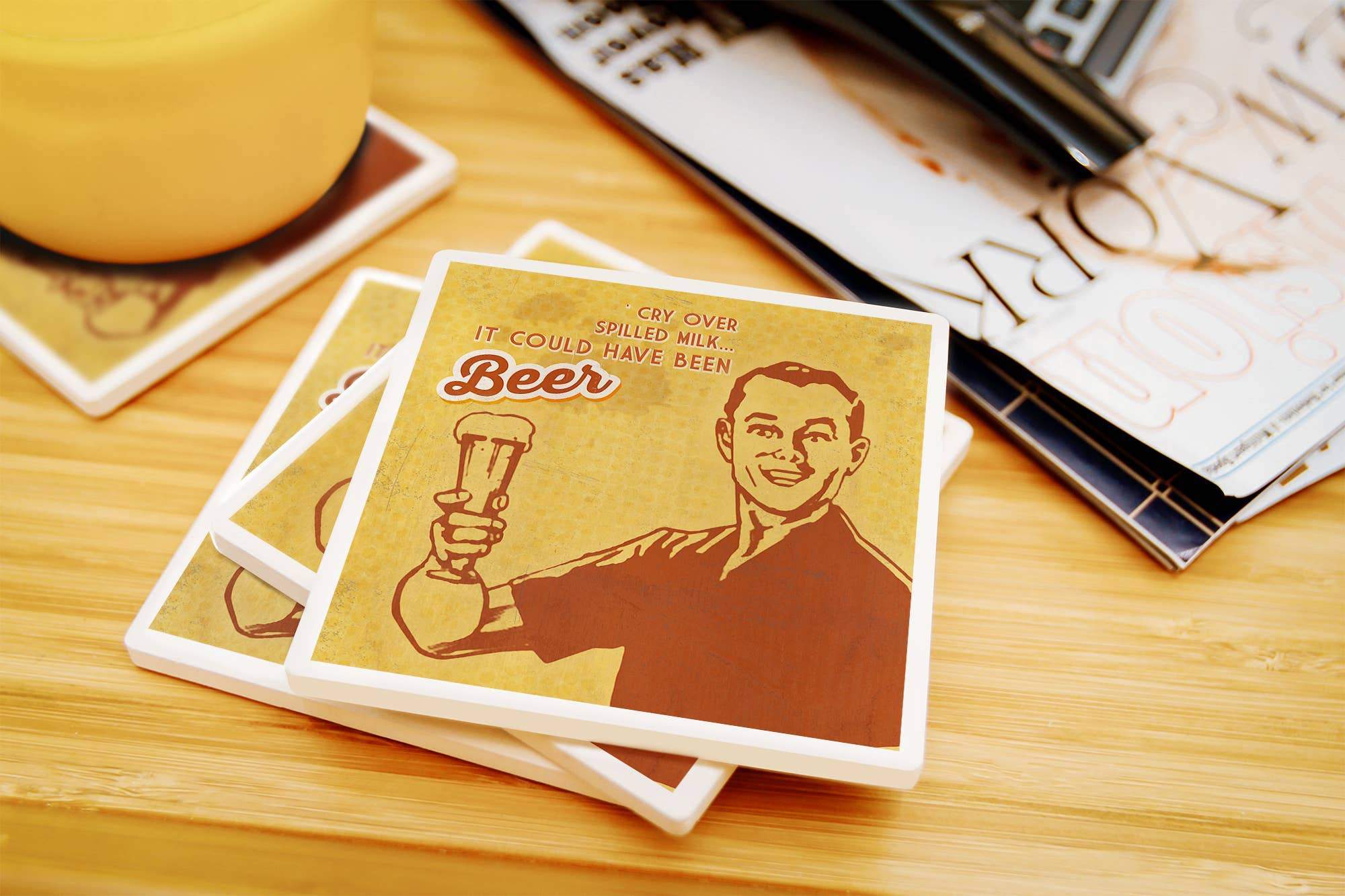 It Could Have Been Beer Ceramic Coaster Set of 4 - Ranch Junkie Mercantile LLC 