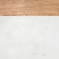 White Marble Wood Square Cutting Board - Small - Ranch Junkie Mercantile LLC