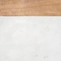 White Marble Wood Square Cutting Board - Small - Ranch Junkie Mercantile LLC 