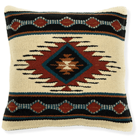 Southwestern Wool Pillow Covers- The Pueblo 20 Assorted Colors- 18 X 18 Throw Pillow - Ranch Junkie Mercantile LLC