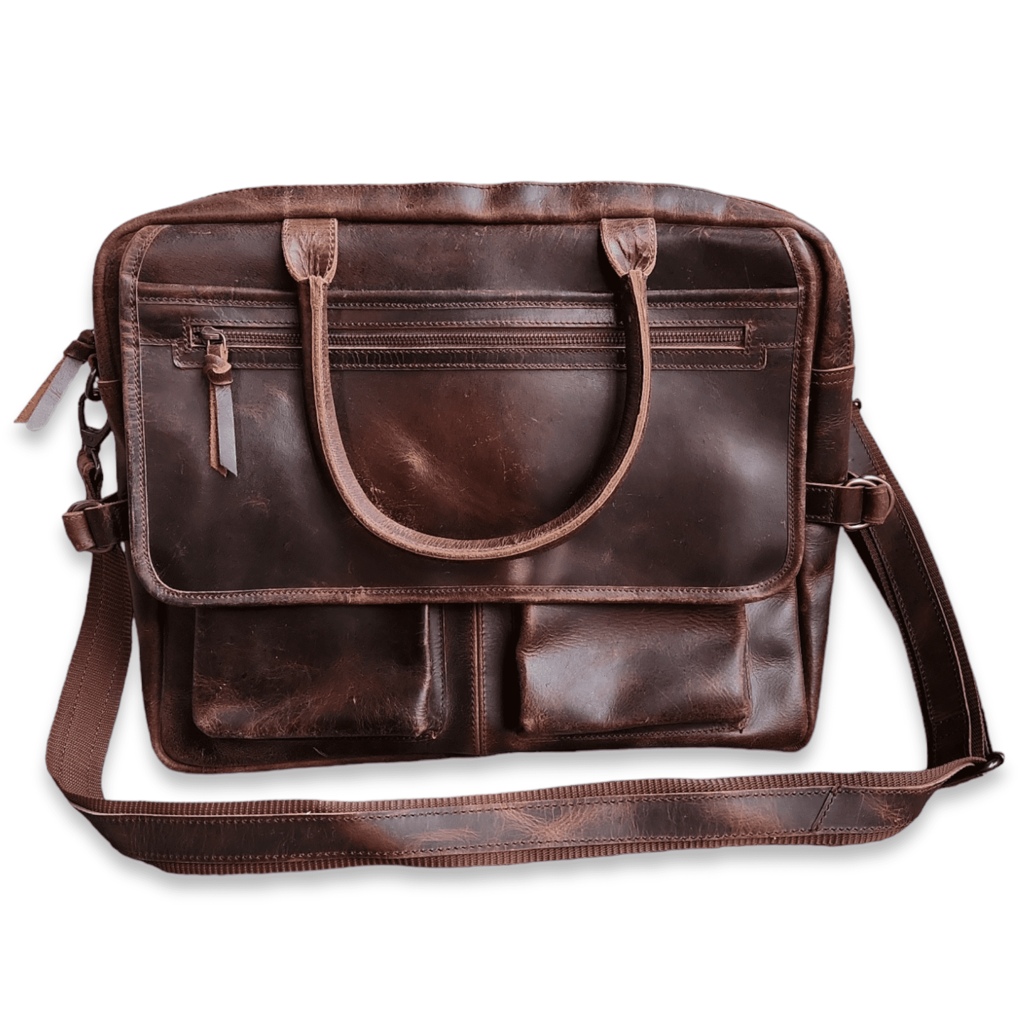The Denali Navigator Vintage Leather Large Messenger Bag Luggage & BagsRanch Junkie