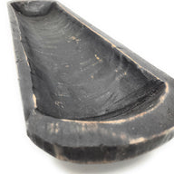 18"-21" Long Rustic Ebony Baguette Dough Bowl, Decorative Bowl, Table Center Piece, Decorative Bowl The New Dawn Ebony Wood Bowl Decor - Ranch Junkie Mercantile LLC