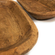 19"-22" Long Decorative Wood Dough Bowl - The Weston Dough Bowl - Ranch Junkie Mercantile LLC