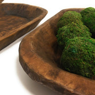 19"-22" Long Decorative Wood Dough Bowl - The Weston Dough Bowl - Ranch Junkie Mercantile LLC