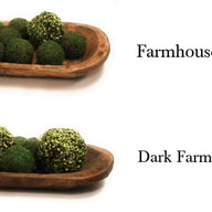 19"-22" Long Decorative Wood Dough Bowl - The Weston Dough Bowl - Ranch Junkie Mercantile LLC