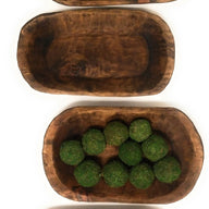 19"-22" Long Decorative Wood Dough Bowl - The Weston Dough Bowl - Ranch Junkie Mercantile LLC